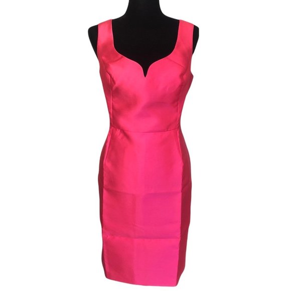LUNA Pink Sheer Sheath Dress - Picture 11 of 11